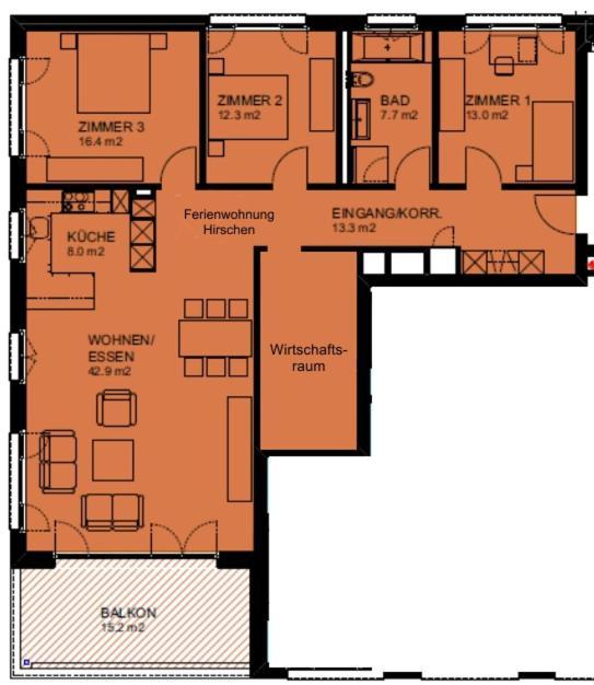 Ferienwohnung Hirschen 고싸우 외부 사진